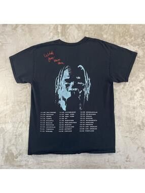 Travis Scott Astroworld Tour 2019 T-Shirt Wish You Were Here Cotton Size Medium